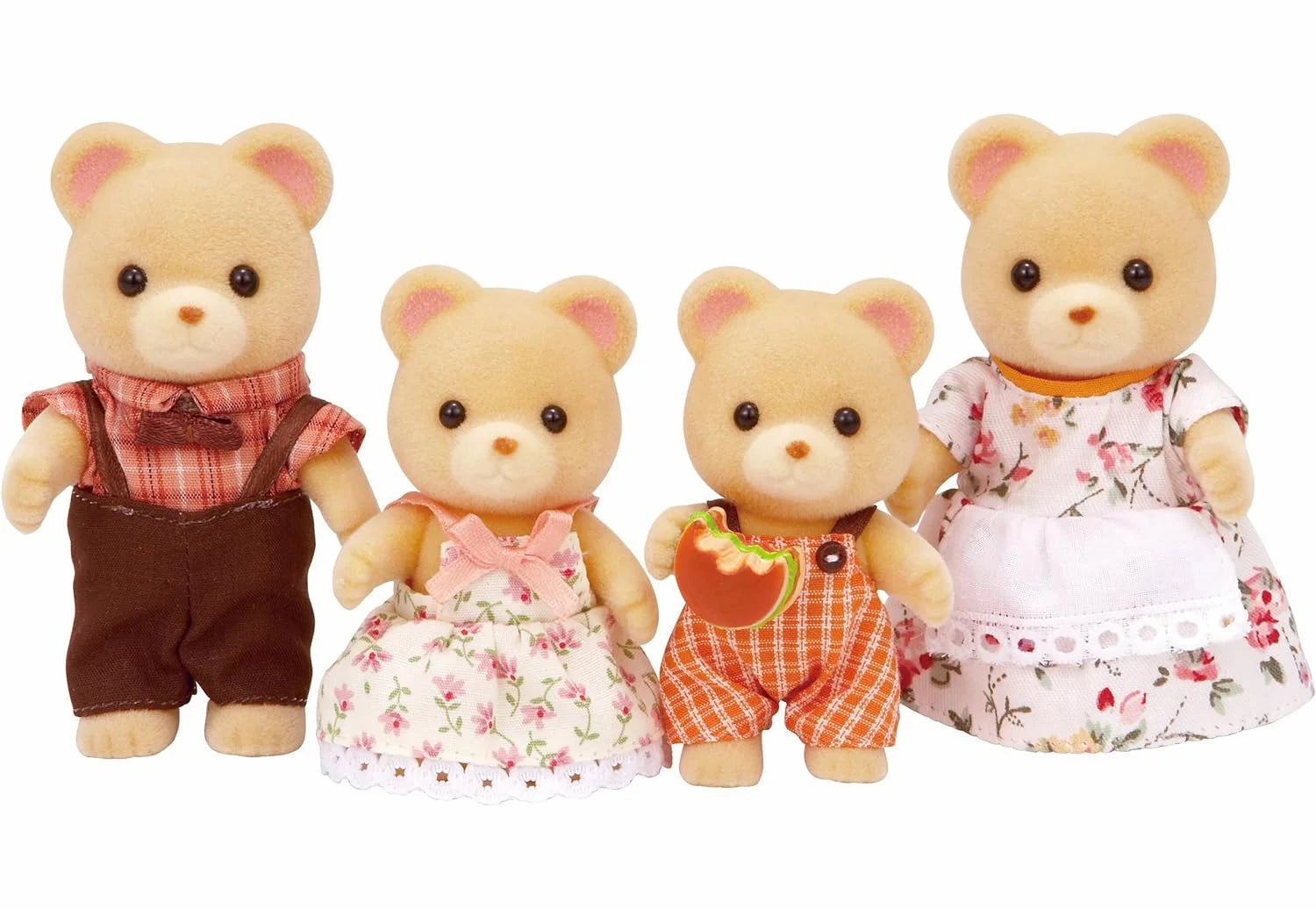 Sylvanian Families Bear Family Figures Set Monochrome Design
