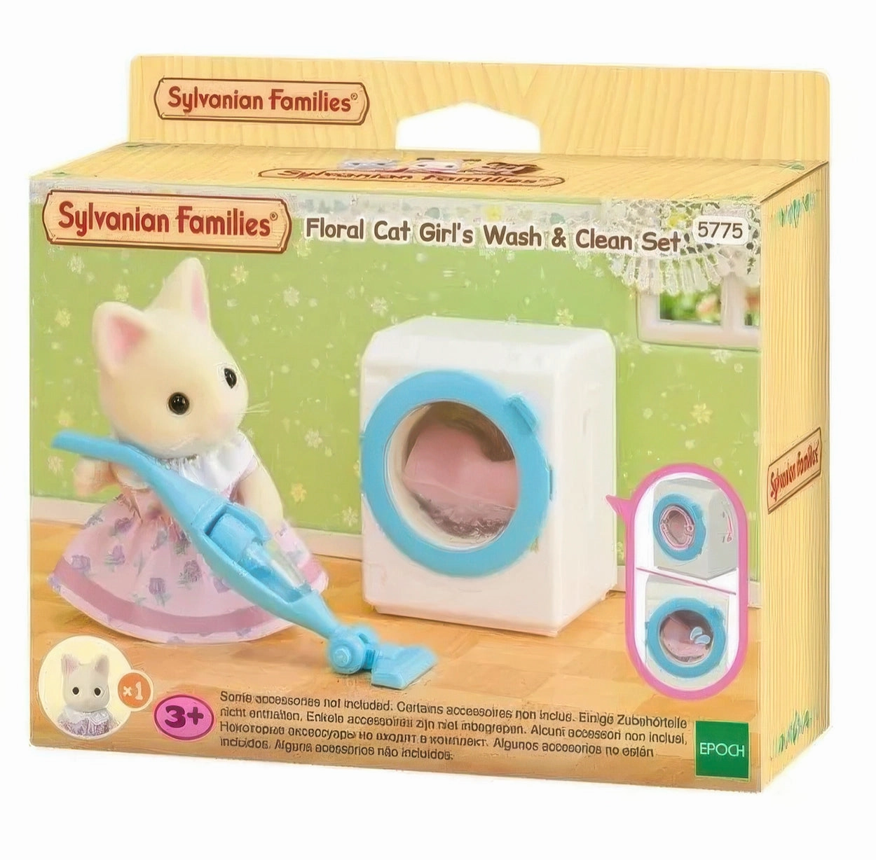 Fan Vote Cross Culture Sylvanian Families Cat Girl's Wash & Clean Set