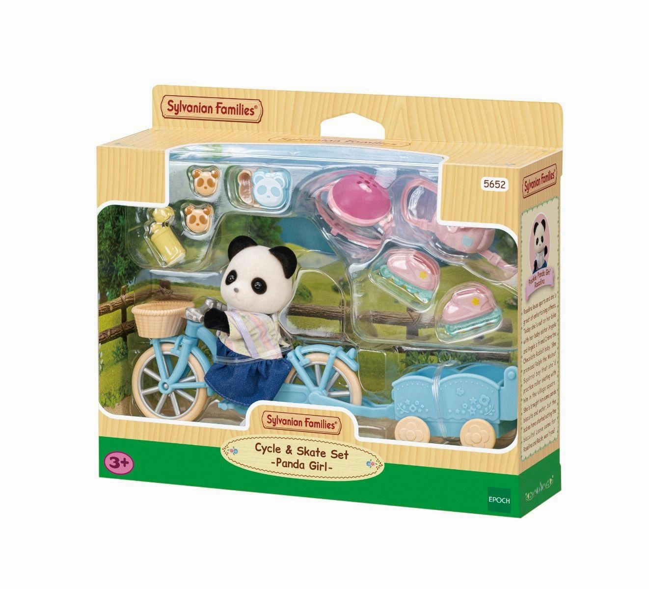 Sylvanian Families Cycle & Skate Set - Panda Girl Valentine Gift Bohemian style