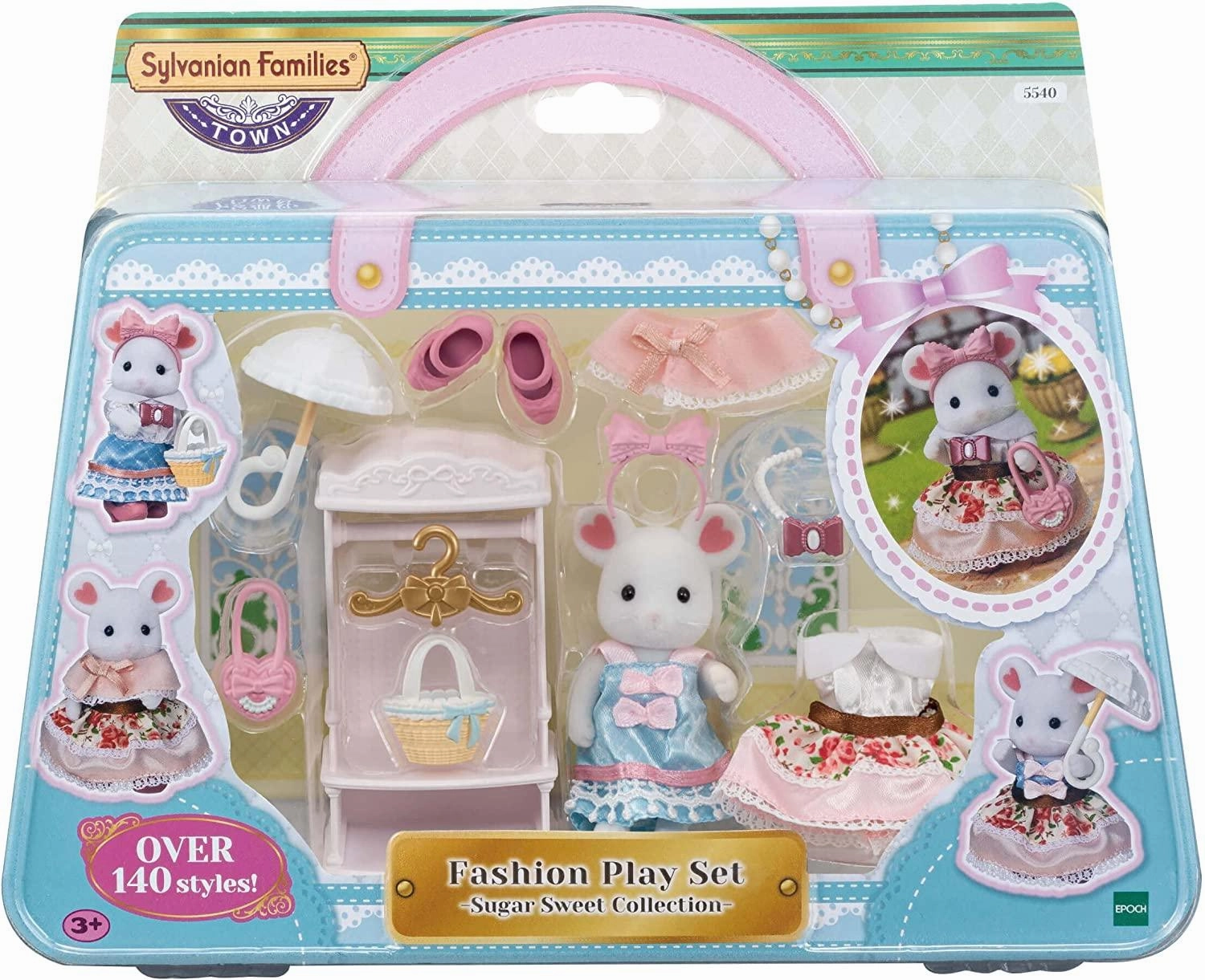 Plastic Model Weapon Prop Sylvanian Families Fashion Playset - Sugar Sweet Collection