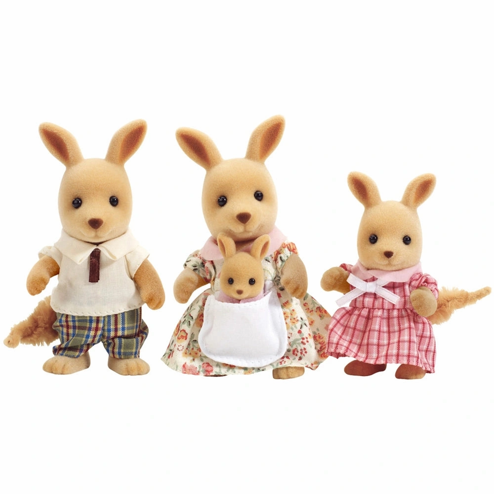 Sylvanian Families Kangaroo Family 4 Pack Vintage Collectible Articulated Toy