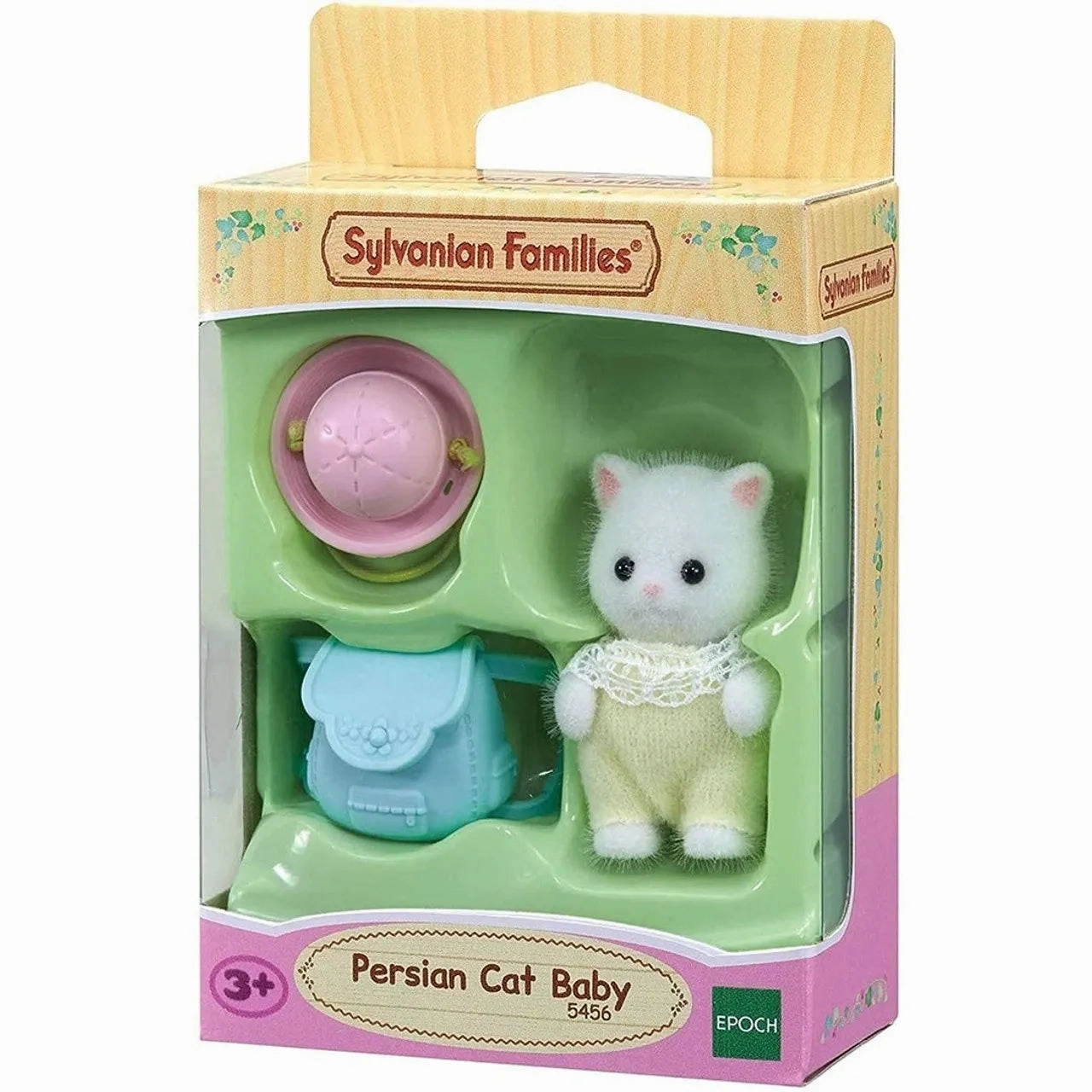 Event Souvenir Battle Replica Sylvanian Families Persian Cat Baby with Hat and Bag