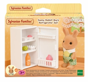 Sylvanian Families Sunny Rabbit Boy's Refrigerator Set Sculpture Reproduction
