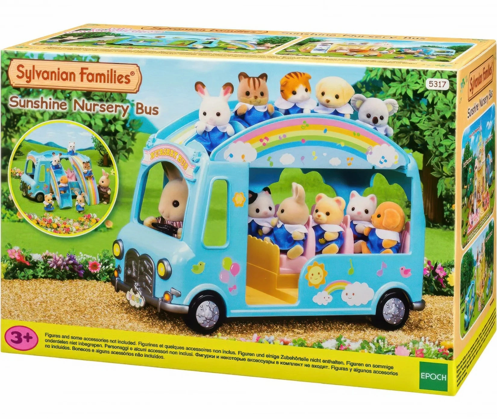 Sylvanian Families Sunshine Nursery Bus hand crafted