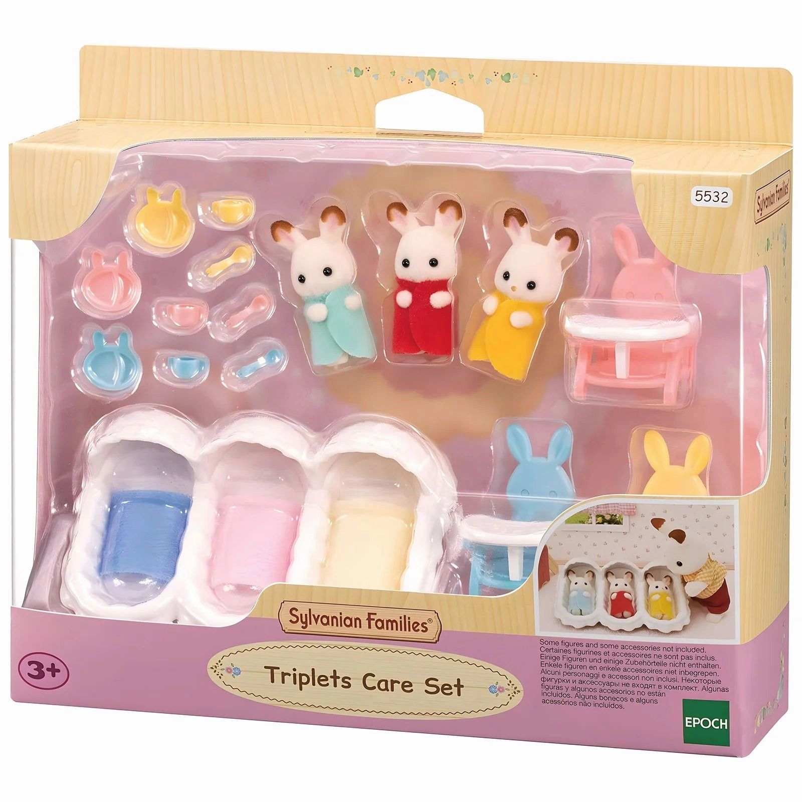 Sylvanian Families Triplets Care Set Premium Statue