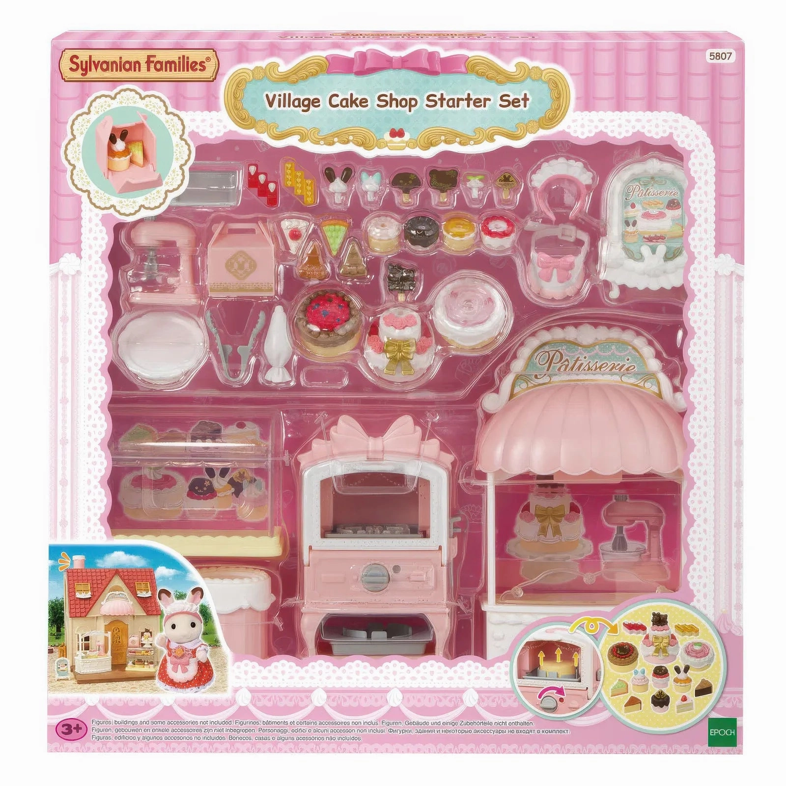 Sylvanian Families Village Cake Shop Starter Set Action Toy