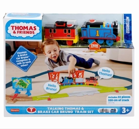 Hobby Group Science Model Talking Thomas & Brake Car Bruno Train Set