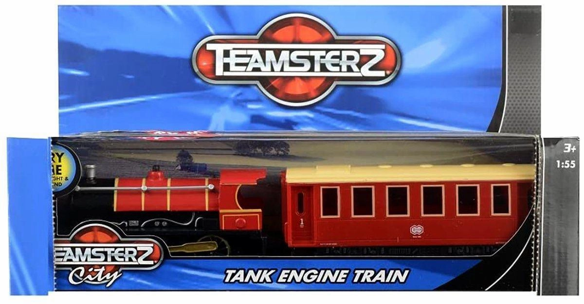 Teamsterz City Tank Engine Train - Red With Sound Childrens Toy Animation Series