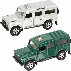 Magazine Cover Collectors Replica Teamsterz Die-Cast 4x4 Land Rover Defender Toy Car - Assorted