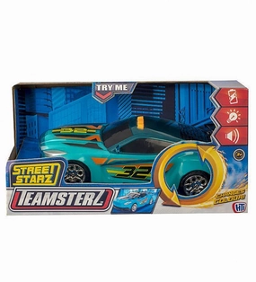 Contemporary Home Teamsterz Lights and Sounds Street Starz Green Racing Car