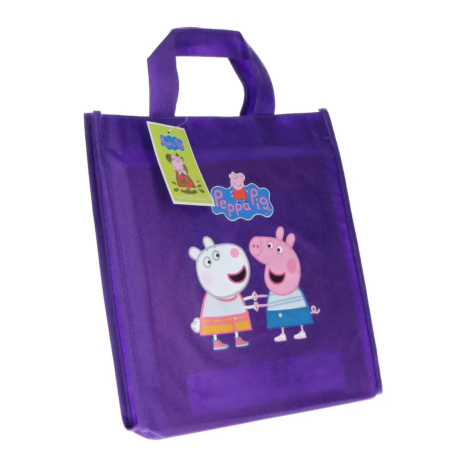 Limited Figure The Peppa Pig Purple Gift Bag with Audio CD