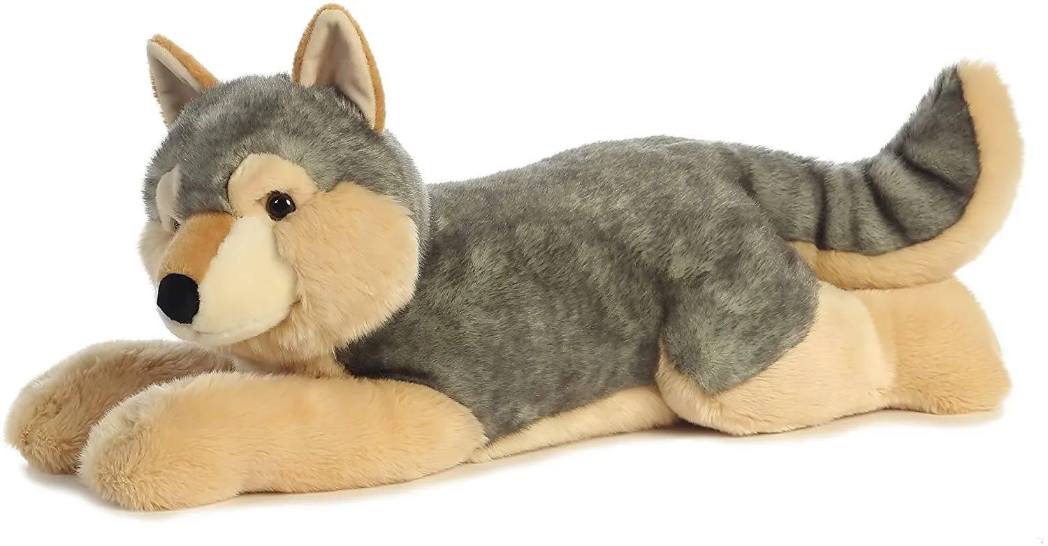 Amphibian Statue AURORA 31618 Super Flopsies Wolf 27-inch Soft Toy