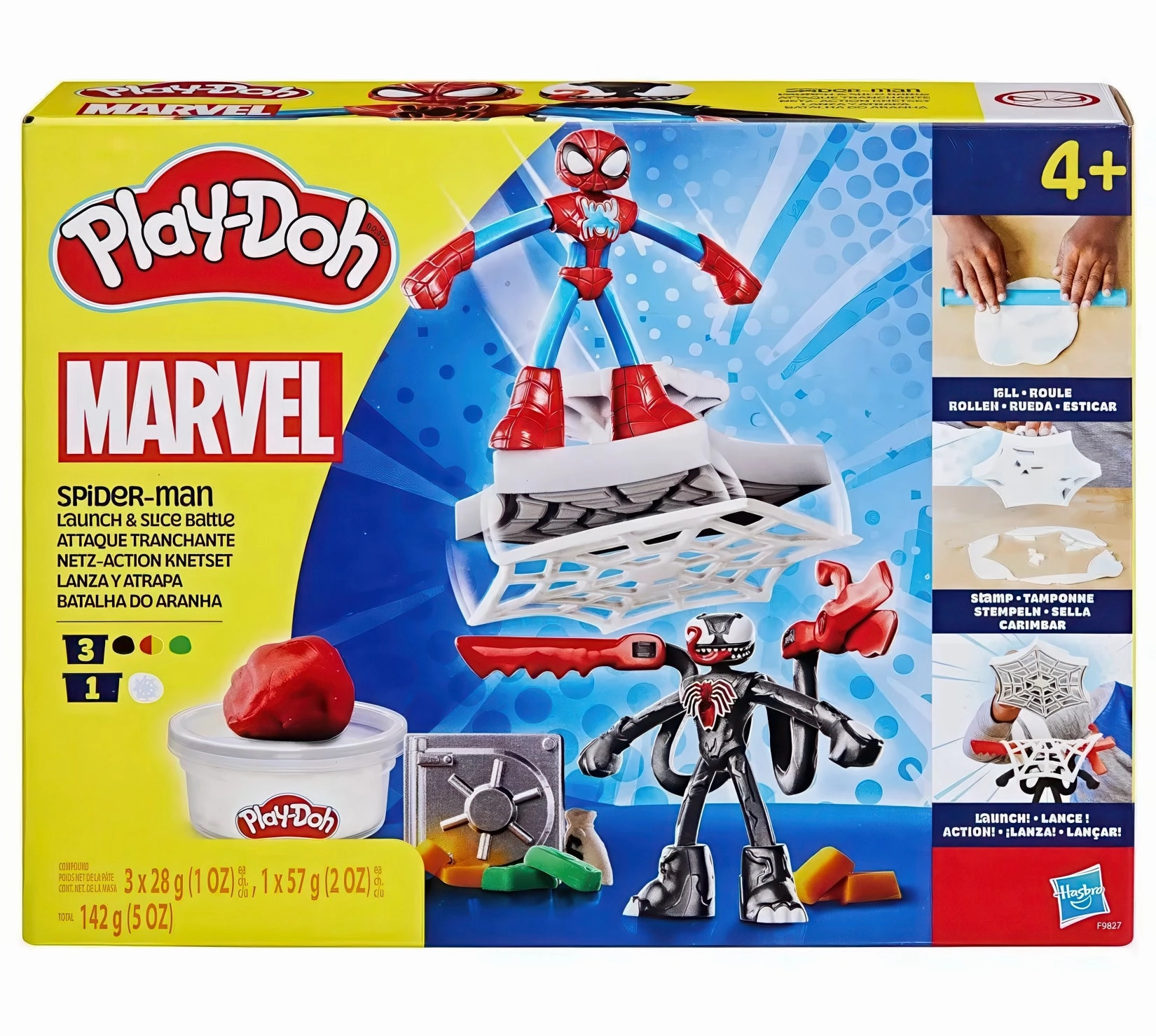 Chibi Hero Play-Doh Spider-Man Launch and Slice Battle Set