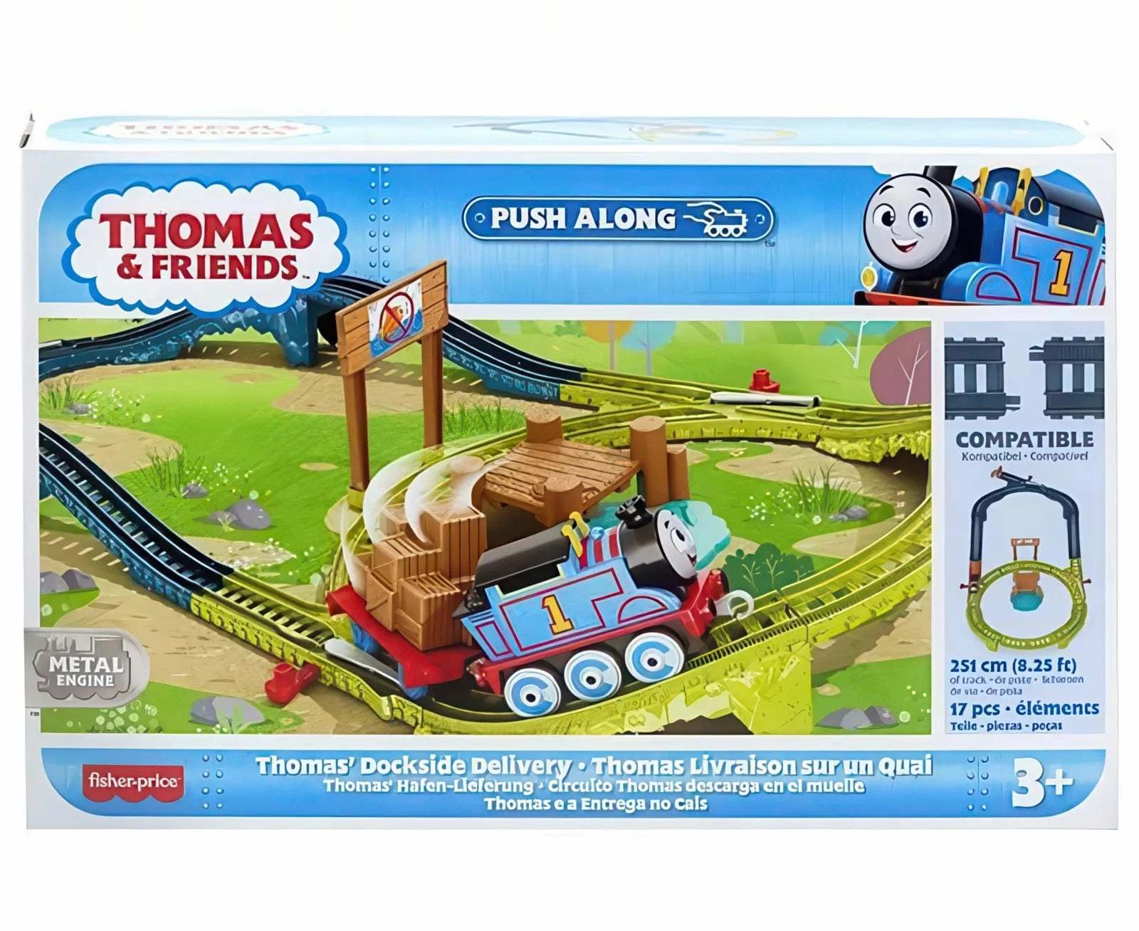 Thomas and Friends Push Along Playset Thomas?? Dockside Delivery NFT Figure