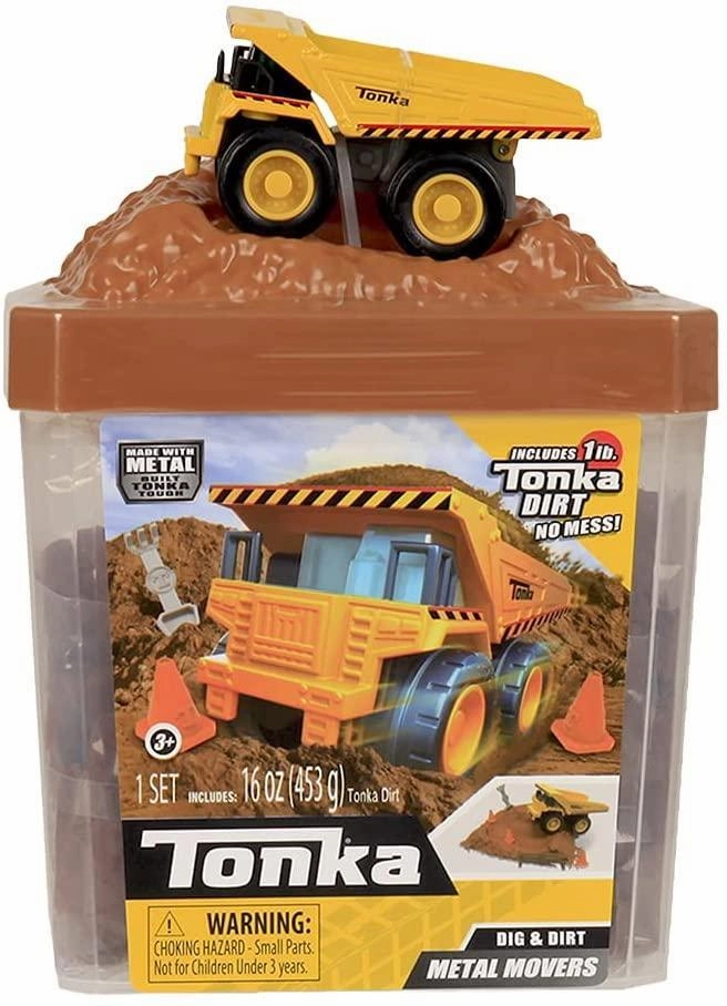 Bronze Cast TONKA Metal Movers Dirt And Dig Playset