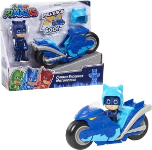 PJ Masks Kickback Motorcycles-Catboy 2 Piece Figure Set Posable Action