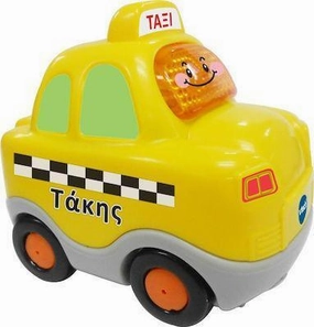 VTech Baby Toot-Toot Drivers Musical Car - Taxi (Greek) Abstract Form Urban Vinyl