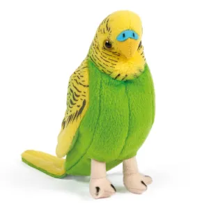 LIVING NATURE 14cm Budgerigar Soft Toy Monster Figure Podcast Studio