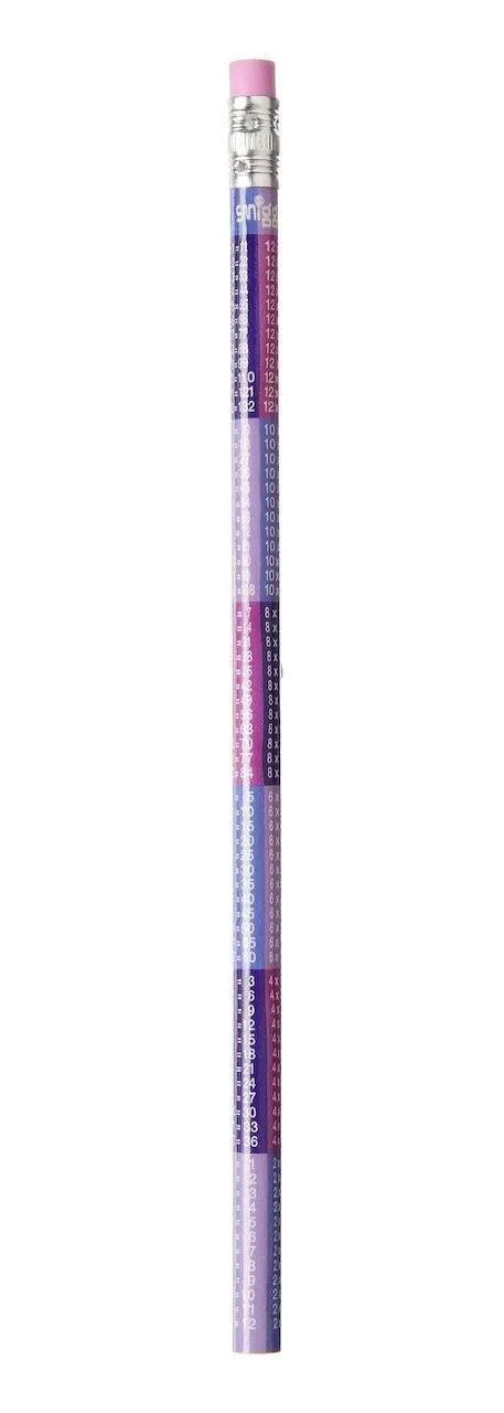 Special Gift SMIGGLE Pick Me Timestable Pencil - Lilac