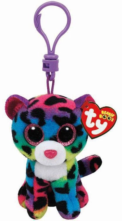 Ty Beanie Boo - Dotty Keychain Leopard Crypto Art Articulated Hero