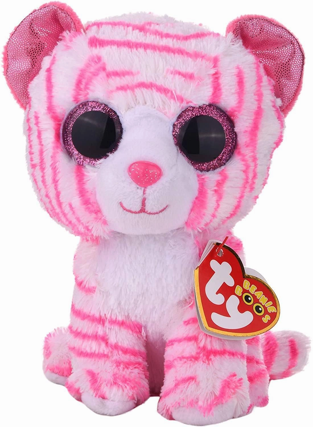 Custom Paint Special Gift Ty Beanie Boo Asia White Tiger Plush 15cm