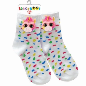 Ty Beanie Boo Fashion Slipper Socks - Fantasia Unicorn Educational Toy