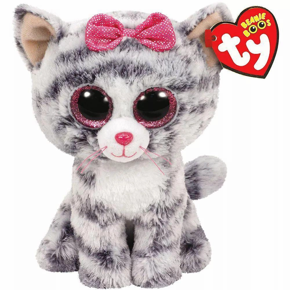 Eco Friendly Ty Beanie Boo Kiki Cat Plush 15cm