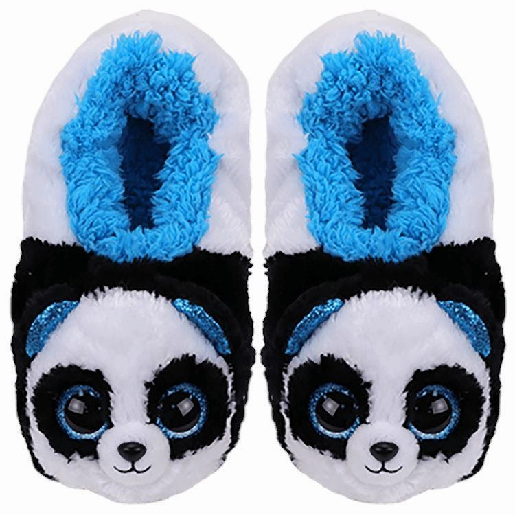 Cute Mascot Gaming Model Ty Fashion Bamboo Panda Slippers - Size 32-34