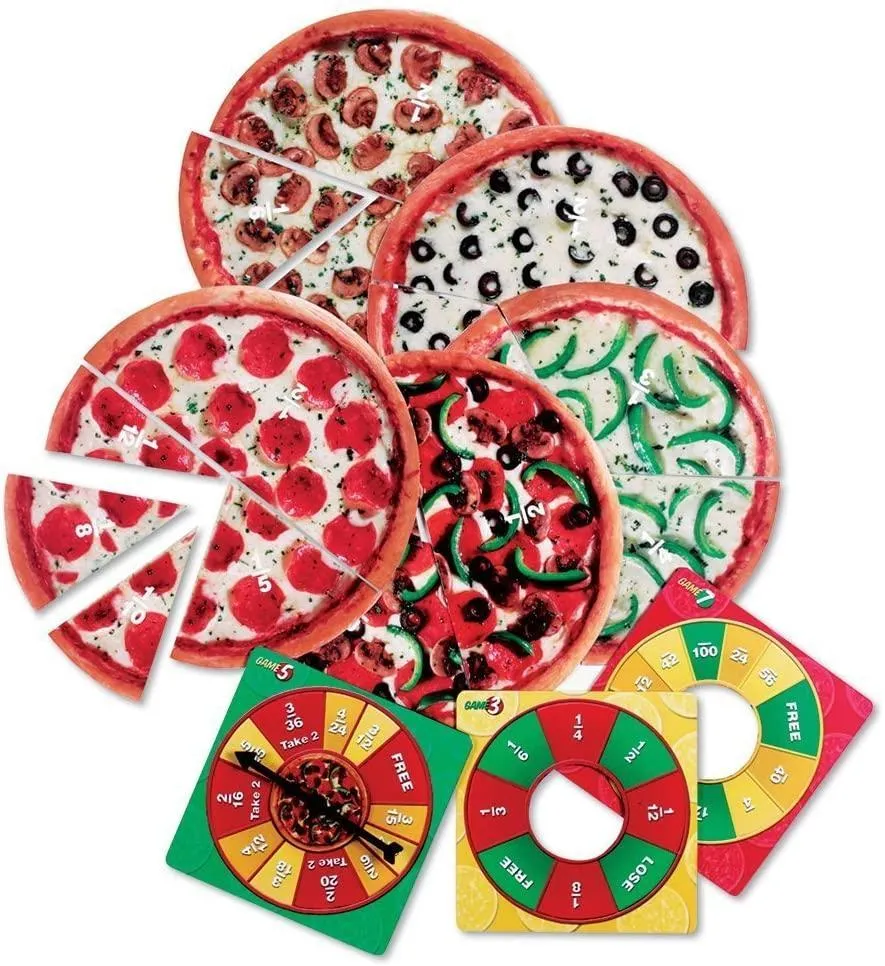 Detailed Figure Learning Resources Pizza Fraction Fun Game