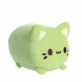 Tasty Peach Grean Tea Meowchi 18cm Tiny Bin Chest Worker