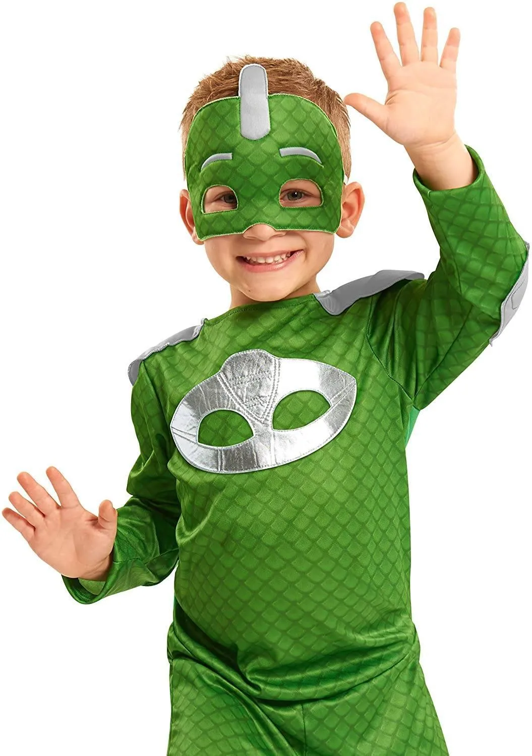 Storytelling Prop NEW ! PJ Masks Gekko Turbo Blast Silver Accents Costume Set