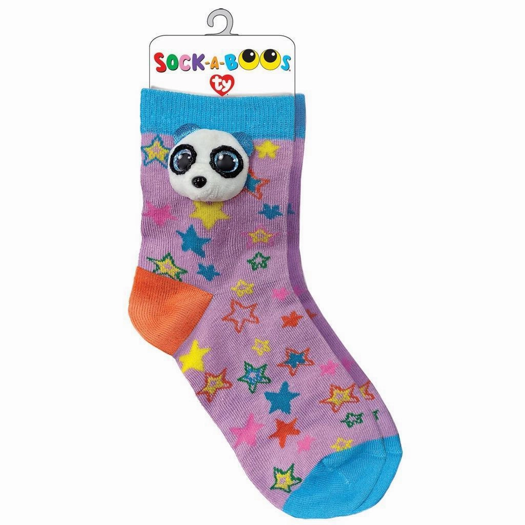 Anime Statue Ty Beanie Boo Fashion Slipper Socks - Bamboo the Panda