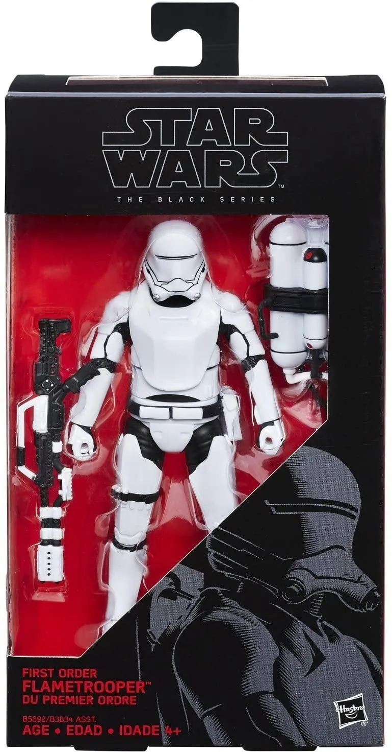 Star Wars The Black Series 6-Inch First Order Flametrooper Articulated Model