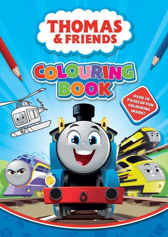 Thomas and Friends Colouring Book Global Phenomenon Gender Neutral