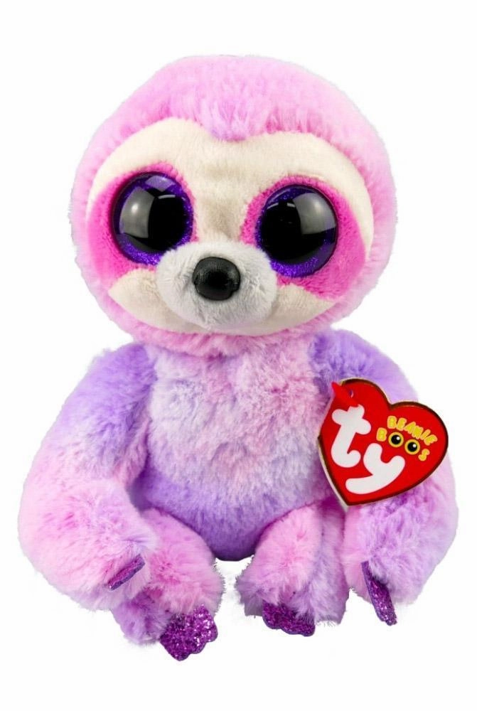 Chrome Plated Collector's Album Ty Beanie Boo Dreamy the Purple Sloth 24cm