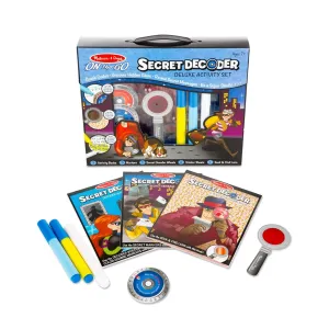 Melissa & Doug 15238 Secret Decoder Deluxe Activity Set - On the Go Diorama Accent