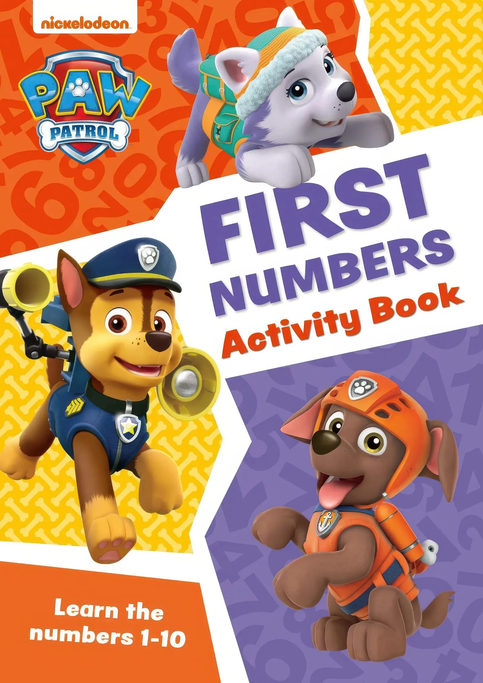 School Project PAW Patrol First Numbers Activity Book