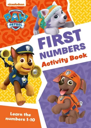 School Project PAW Patrol First Numbers Activity Book