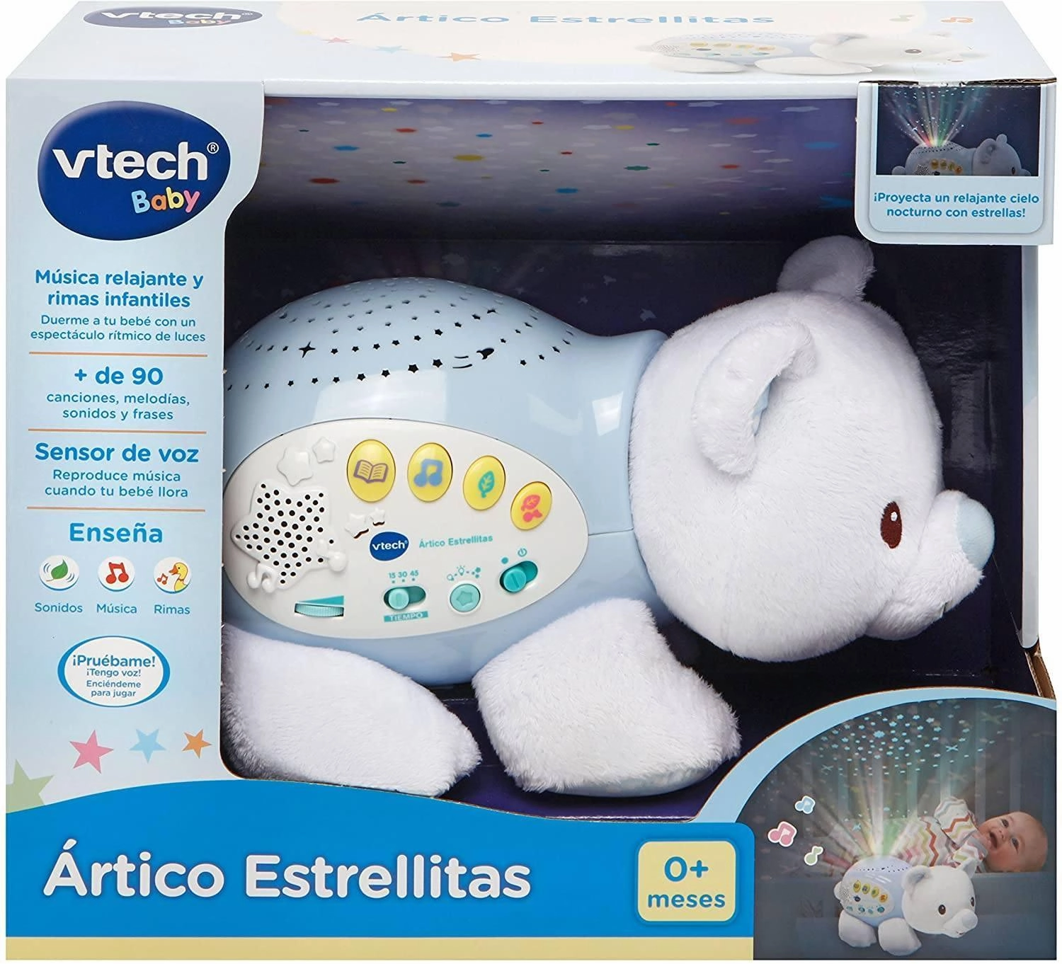 VTech 506903 Little Friendlies Starlight Sounds Polar Bear Engineering Toy Game Room