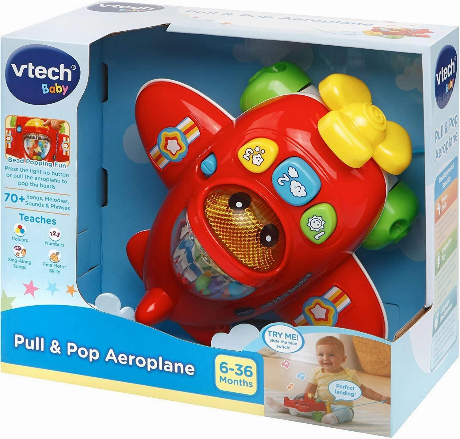 Astronaut Figure VTech 508803 Pull & Pop Pull and Pop Aeroplane