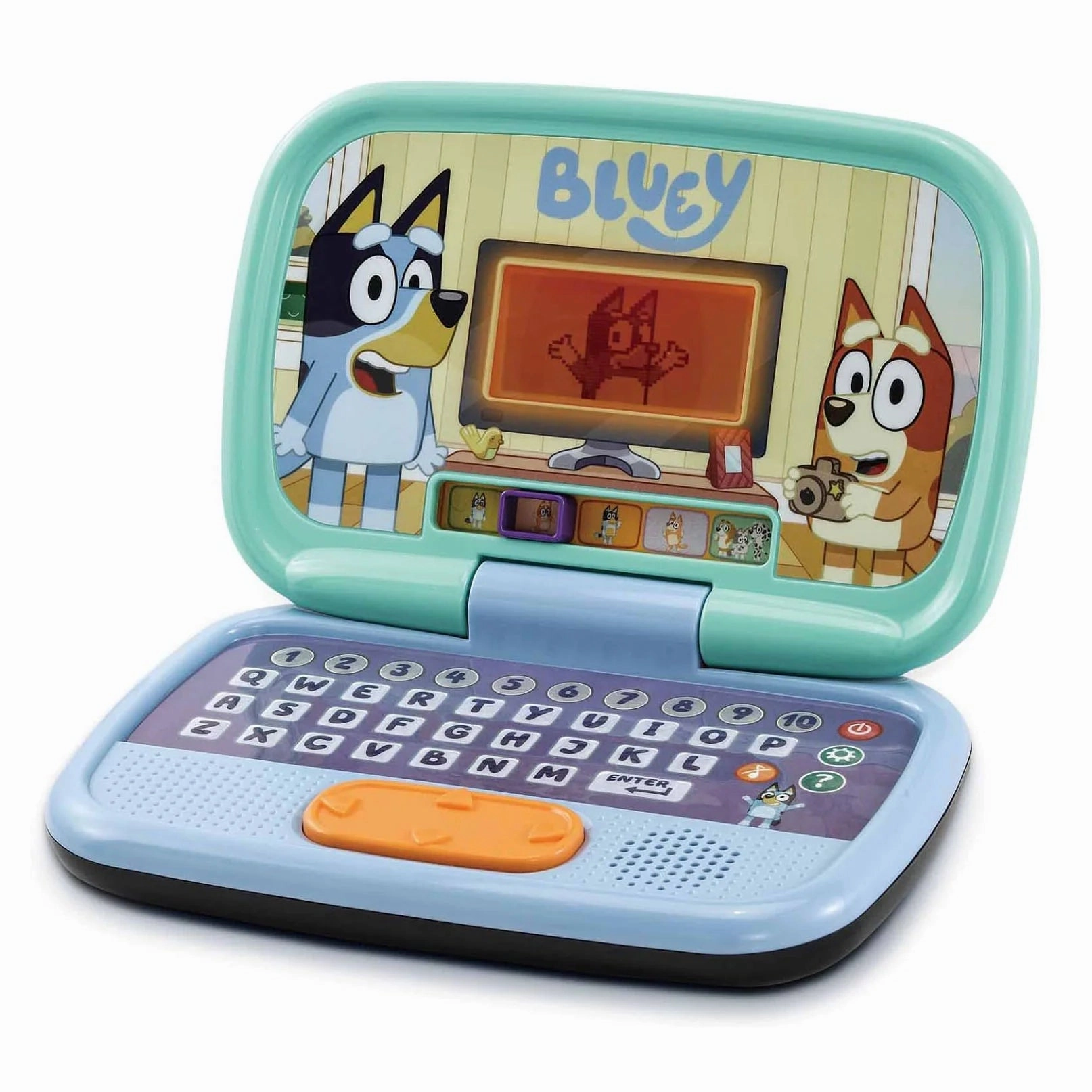 Vinyl Hero Fantasy Toy VTech Bluey Game Time Laptop