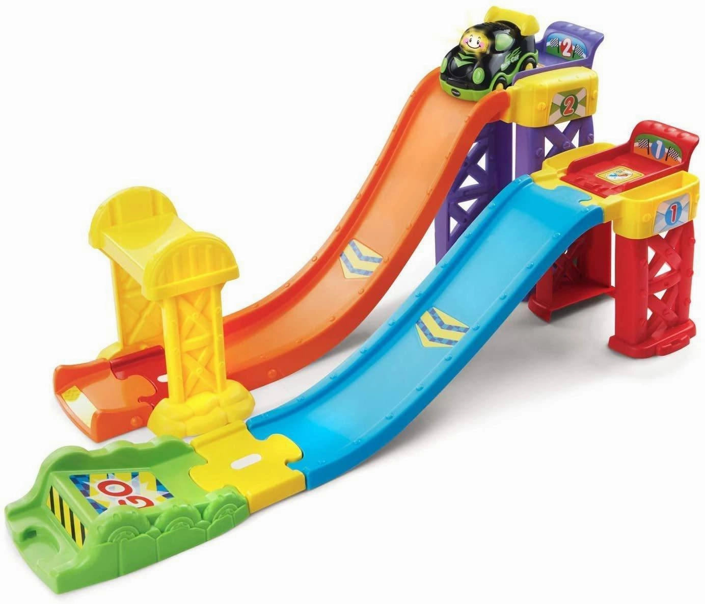 TV Series VTech Go! Go! Smart Wheels 3-in-1 Launch & Play Raceway - Greek