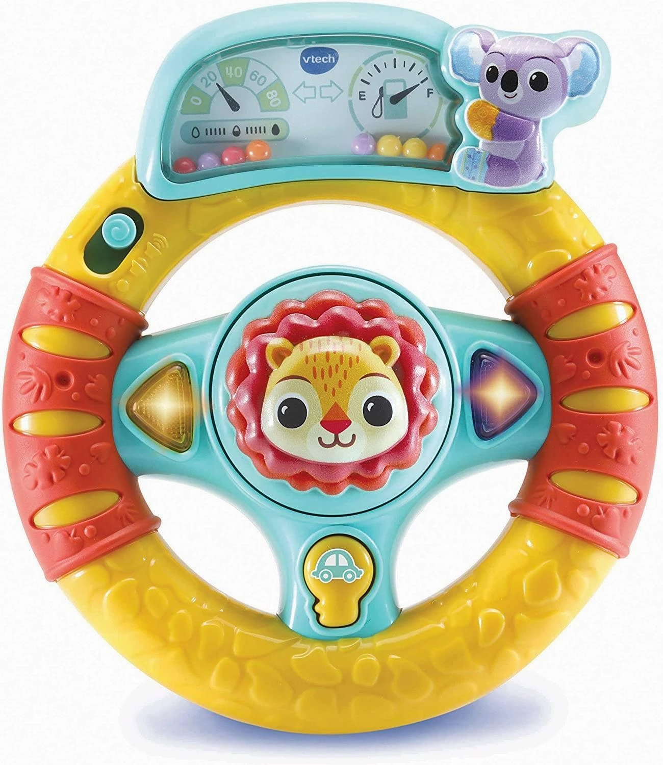 Personalized Card Cartoonish Design VTech Roar and Explore Wheel