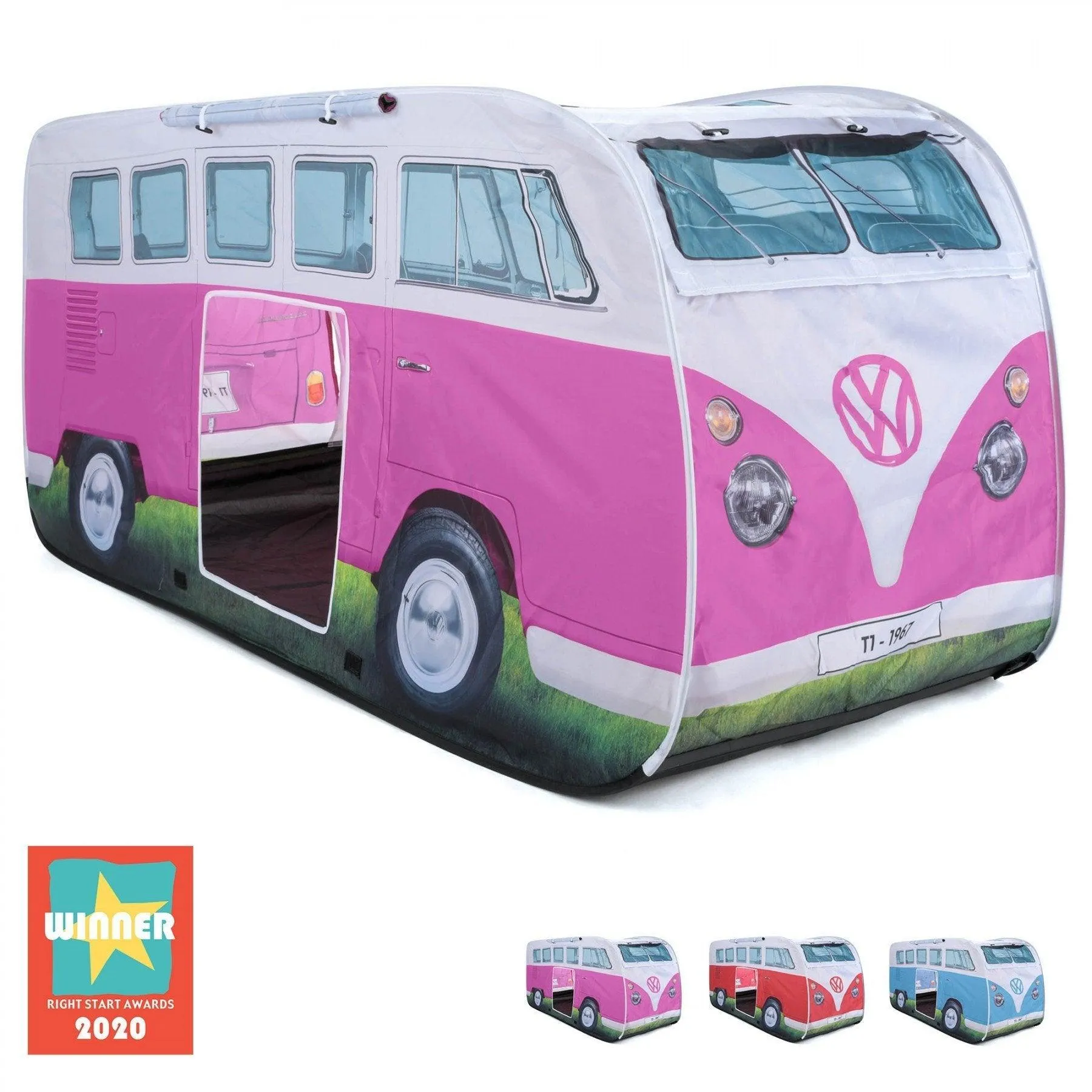 Fictional Hero VW Kids Pop Up Tent - Pink