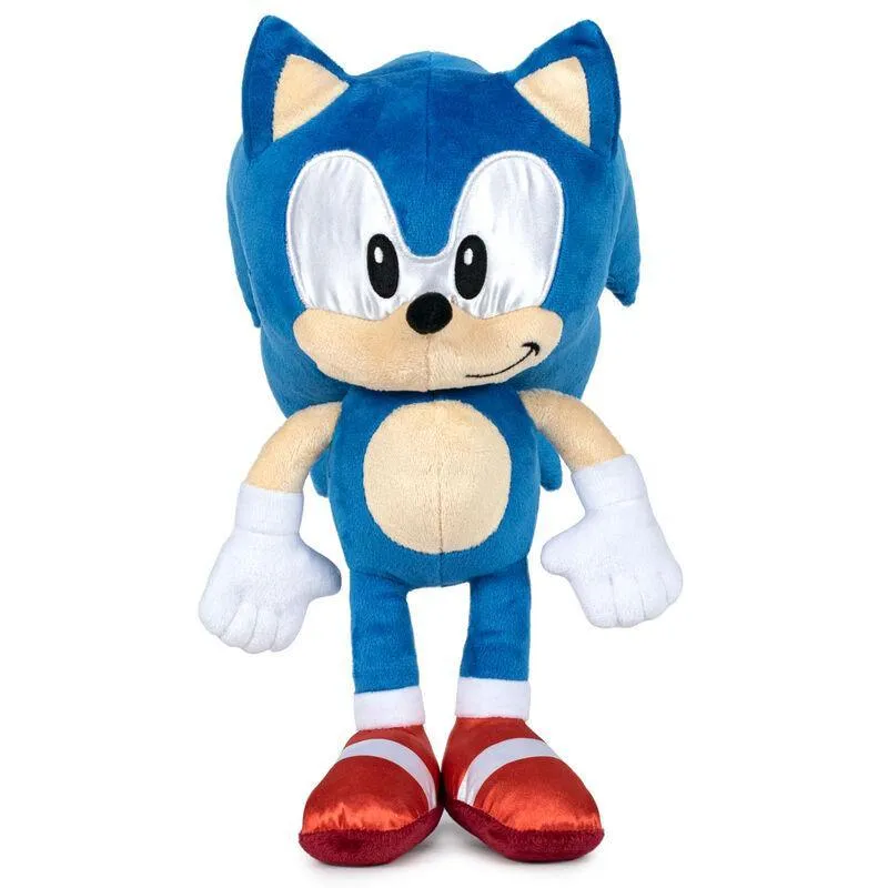 Bronze Cast Sonic The Hedgehog Sonic Plush Toy 30cm
