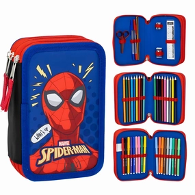Marvel Spiderman Triple Pencil Case Worldwide Fanbase