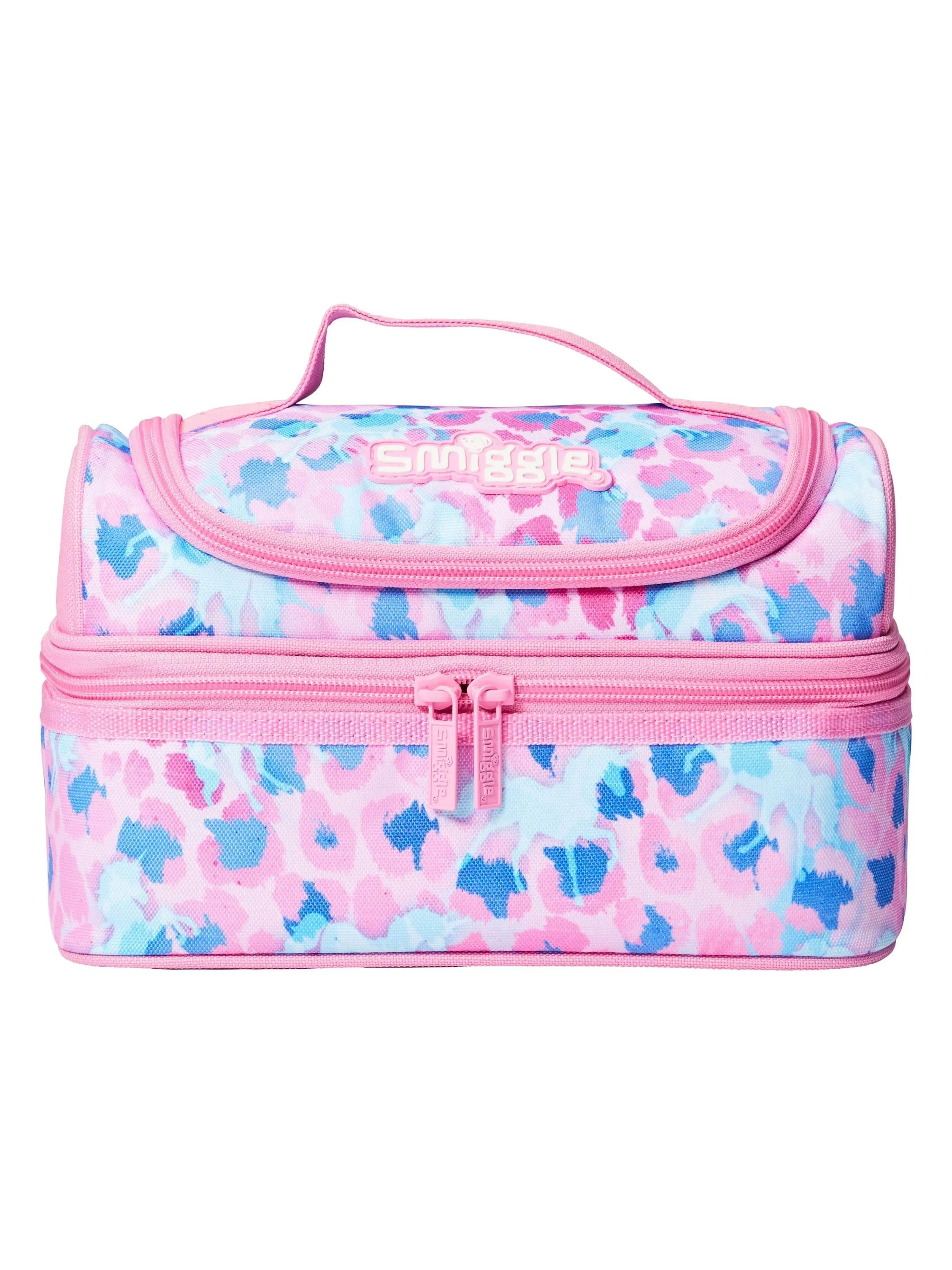 SMIGGLE Mirage Double Decker Lunchbox - Pink Steampunk Gadget