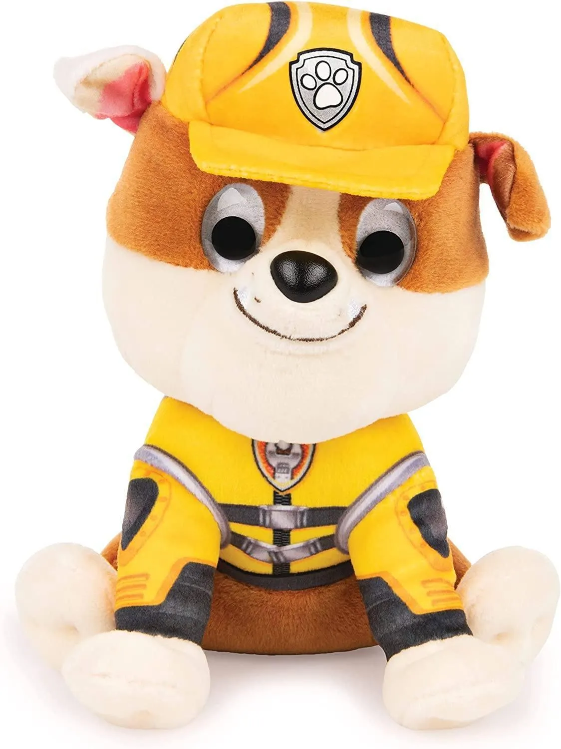 PAW Patrol Rubble Plush 15cm Soft Toy Hero Replica Educational Display
