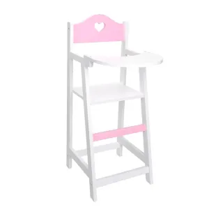 Professional Grade PVC Figure Wooden Dolls High Chair