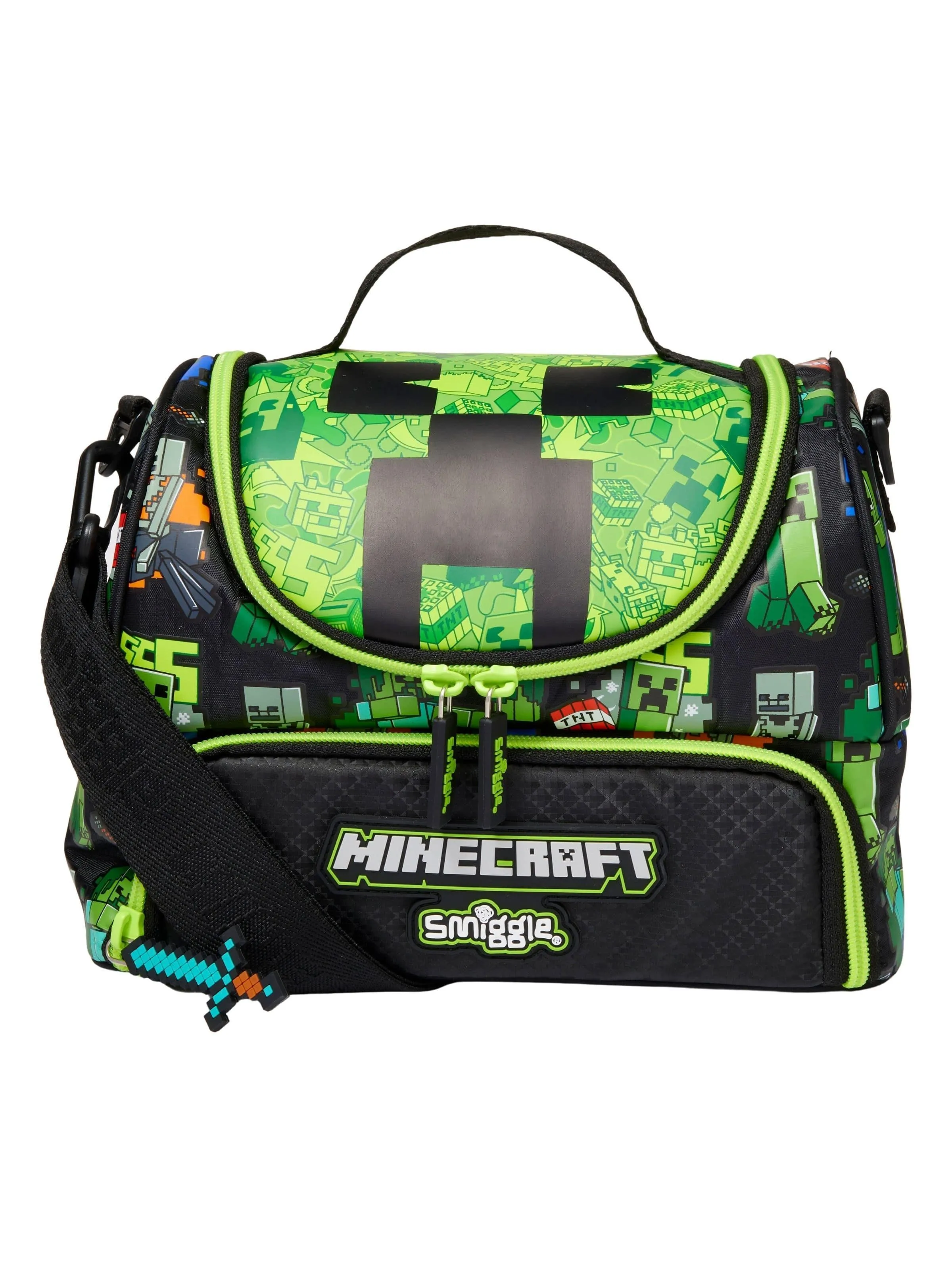SMIGGLE Minecraft Double Decker Lunchbox With Strap Brand Advocate